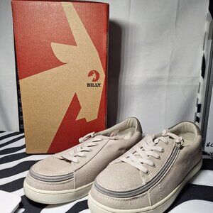 NWT BILLY Shoes Canvas Sneakers Light Grey Women's 8.5 Wide